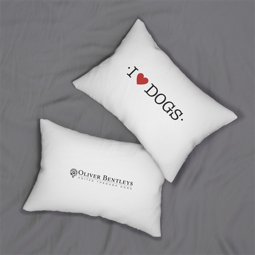 I Heart Dogs Pillow